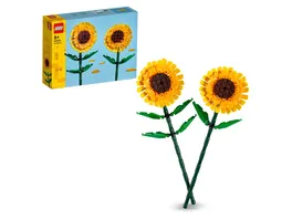 LEGO Creator 40524 Sonnenblumen Set mit kuenstlichen Blumen Kinderzimmer Deko