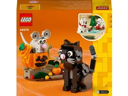 LEGO Iconic 40570 Katz und Maus an Halloween Set zum Bauen