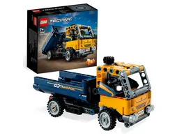 LEGO Technic 42147 Kipplaster Spielzeug 2in1 Set Baufahrzeug Modell