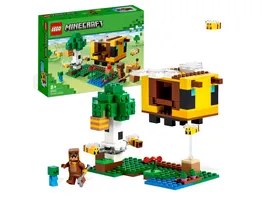 LEGO Minecraft 21241 Das Bienenhaeuschen Set Tier Spielzeug