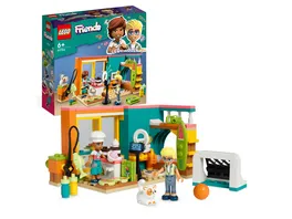 LEGO Friends 41754 Leos Zimmer Spielzeug mit Mini Puppen und Haustieren