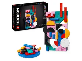LEGO ART 31210 Moderne Kunst Set Wandbild zum Bauen fuer Erwachsene
