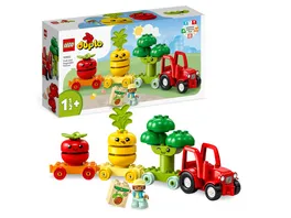 LEGO DUPLO My First 10982 Obst und Gemuese Traktor Kleinkinder Spielzeug