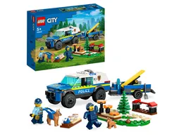LEGO City 60369 Mobiles Polizeihunde Training Spielzeug Auto