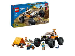 LEGO City 60387 Offroad Abenteuer Monster Truck Spielzeug fuer Kinder