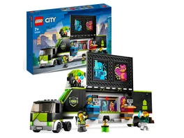 LEGO City 60388 Gaming Turnier Truck LKW Spielzeug fuer Videospiele Fans