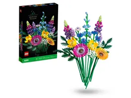 LEGO Icons 10313 Wildblumenstrauss Heimdeko Blumen Set fuer Erwachsene