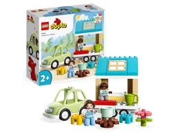 LEGO DUPLO 10986 Zuhause auf Raedern Spielzeugauto mit grossen Steinen