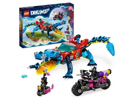 LEGO DREAMZzz 71458 Krokodilauto 2in1 kreatives Monstertruck Spielzeug