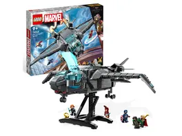 LEGO Marvel 76248 Der Quinjet der Avengers Raumschiff Set
