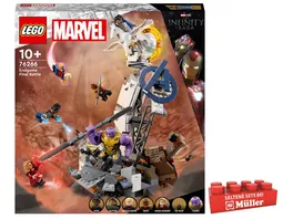 LEGO Marvel 76266 Endgame Letztes Kraeftemessen Set Avengers Saga Deko