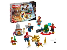 LEGO Marvel 76267 Avengers Adventskalender 2023 mit Superhelden Figuren