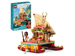 LEGO Disney Princess 43210 Vaianas Katamaran Spielzeug zum Bauen