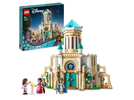 LEGO Disney Wish 43224 Koenig Magnificos Schloss Set zum Film mit Figuren