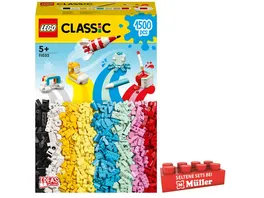 LEGO Classic 11032 Kreativ Bauset mit bunten Steinen Bausteine Set