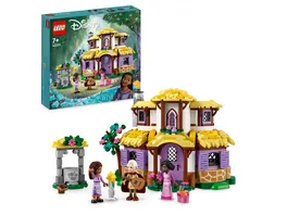 LEGO Disney Wish 43231 Ashas Haeuschen Set Puppenhaus zum Film mit Figuren