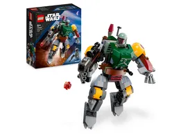 LEGO Star Wars 75369 Boba Fett Mech Set baubare Actionfigur mit Blaster