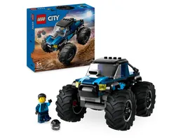 LEGO City 60402 Blauer Monstertruck Offroad Auto Spielzeug Monster Truck