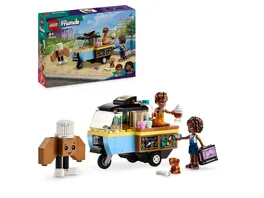 LEGO Friends 42606 Rollendes Cafe Kleines Set mit Baeckerei Spielzeug
