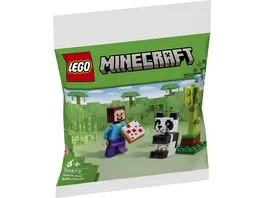 LEGO Minecraft 30672 Steve mit Baby Panda