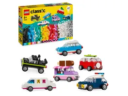 LEGO Classic 11036 Kreative Fahrzeuge Bausteine Set mit Autos und Zubehoer