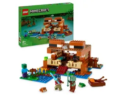 LEGO Minecraft 21256 Das Froschhaus Set Spielzeug Haus mit Figuren
