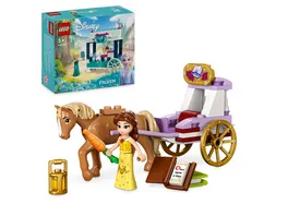 LEGO Disney Princess 43233 Belles Pferdekutsche Pferde Spielzeug