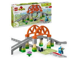 LEGO DUPLO Town Eisenbahnbruecke und Schienen Erweiterungsset 10426