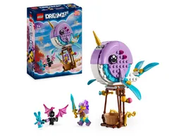 LEGO DREAMZzz 71472 Izzies Narwal Heissluftballon Meerestiere Spielzeug