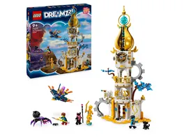 LEGO DREAMZzz 71477 Turm des Sandmanns Schloss Spielzeug mit Fabelwesen