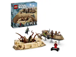 LEGO Star Wars 75396 Wuesten Skiff und Sarlacc Grube