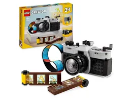 LEGO Creator 3in1 31147 Retro Kamera Spielzeug mit 3 Modellen Deko