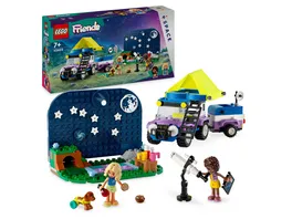 LEGO Friends 42603 Sterngucker Campingfahrzeug Auto Spielzeug mit Teleskop