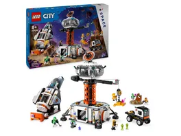 LEGO City Weltraum 60434 Raumbasis mit Startrampe Raumschiff Spielzeug