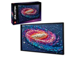 LEGO Art Die Milchstrassen Galaxie Wandkunst und Kreativ Bauset 31212
