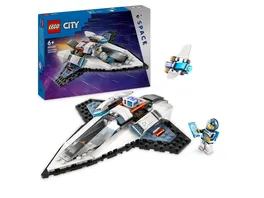 LEGO City 60430 Raumschiff Weltraum Spielzeug mit Space Shuttle