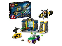 LEGO DC Batman Bathoehle mit Batman Batgirl und Joker Minifiguren 76272
