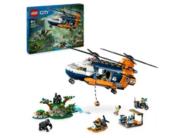 LEGO City Dschungelforscher Hubschrauber 60437