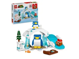 LEGO Super Mario 71430 Schneeabenteuer mit Familie Pinguin Erweiterungsset