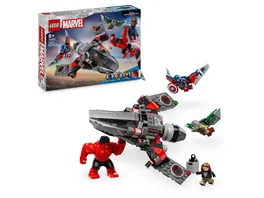 LEGO Marvel 76292 Showdown zwischen Captain America und Red Hulk