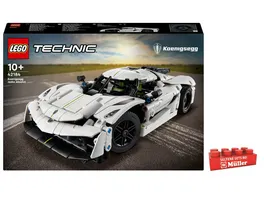 LEGO Technic 42184 Koenigsegg Jesko Absolut Supersportwagen in Weiss