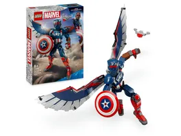 76296 New Captain America Baufigur