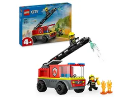 LEGO City Feuerwehrleiterfahrzeug Feuerwehrauto Spielzeug 60463