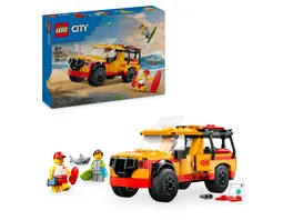 LEGO City Einsatzfahrzeug der Rettungsschwimmer Set mit Figuren 60453