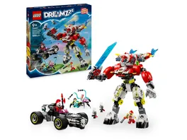 LEGO DREAMZzz Coopers Tiger Mech und Zero s Hot Rod Auto Geschenk 71497