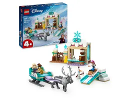 LEGO Disney Frozen Annas Schlittenabenteuer Prinzessinnen Set 43256