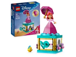 LEGO Disney Princess Arielle Spieluhr Bauset mit Mini Puppe 43259