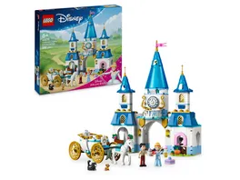 LEGO Disney Princess Cinderellas Schloss und Pferdekutsche Set 43275