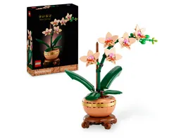 LEGO Botanicals Mini Orchidee Kunstblumen Set fuer Erwachsene 10343