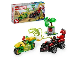 LEGO Marvel Actionspass mit Spin und Electro in ihren Dino Flitzern Spidey und seine Super Freunde 11198